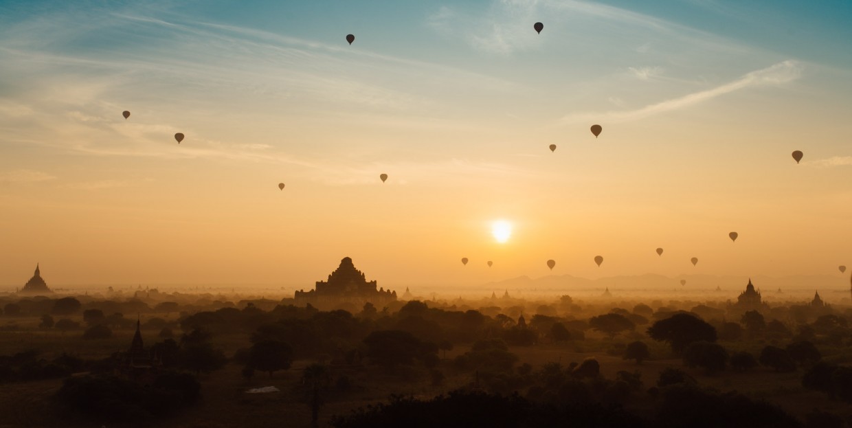 bagan sunrise myanmar