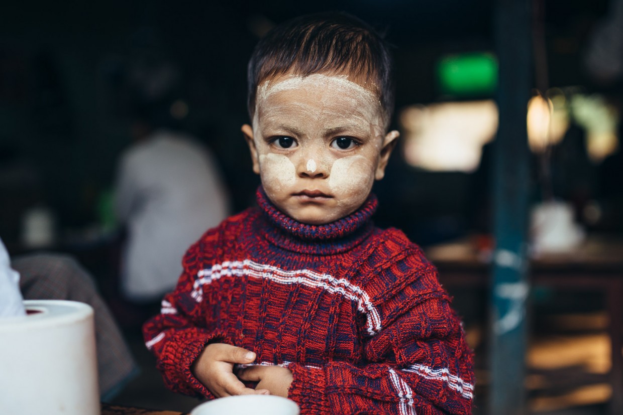 Myanmar burmese portrait photography