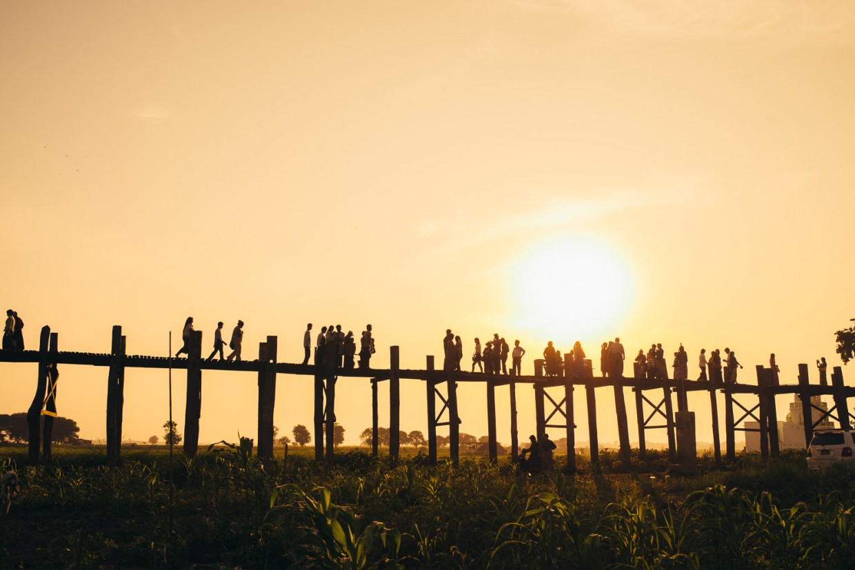 U-bein bridge, Myanmar
