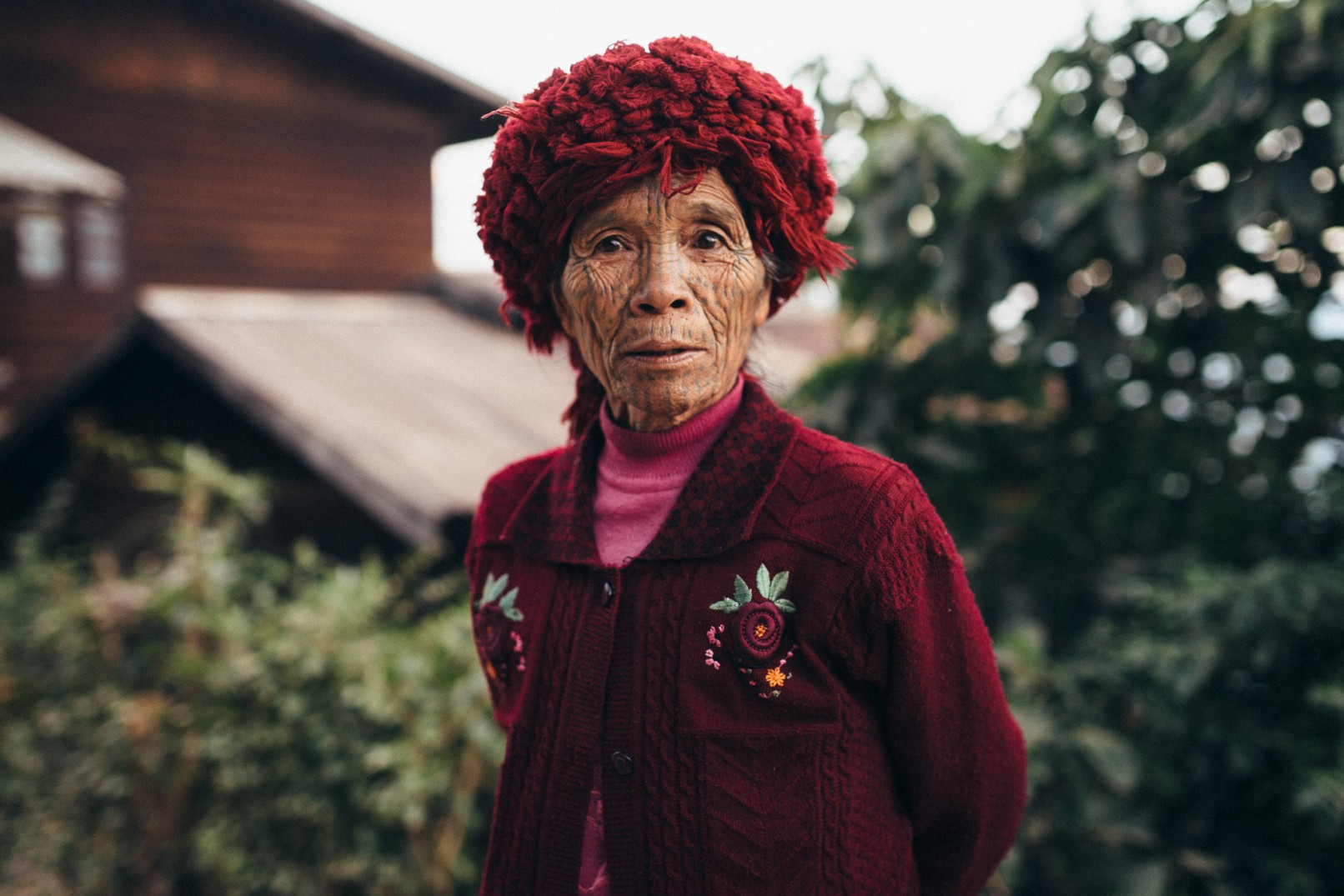 Chin state tattooed women of Burma