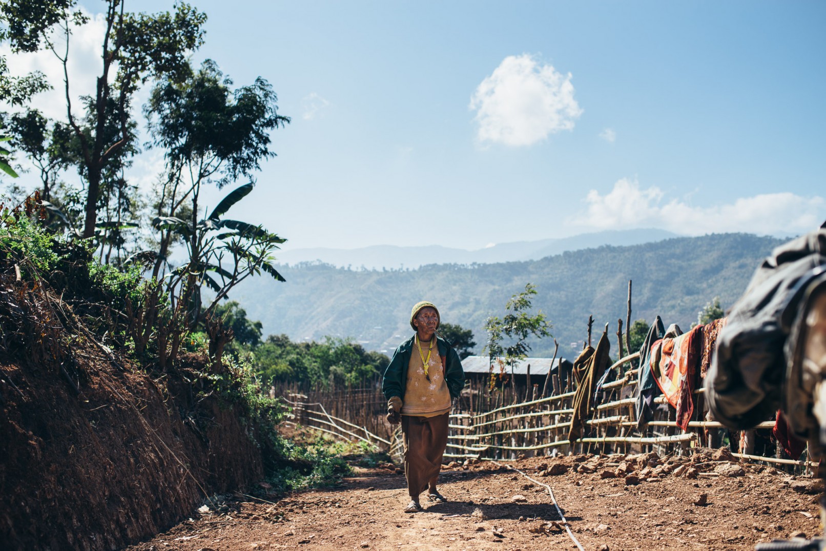 Chin state tattooed women of Burma