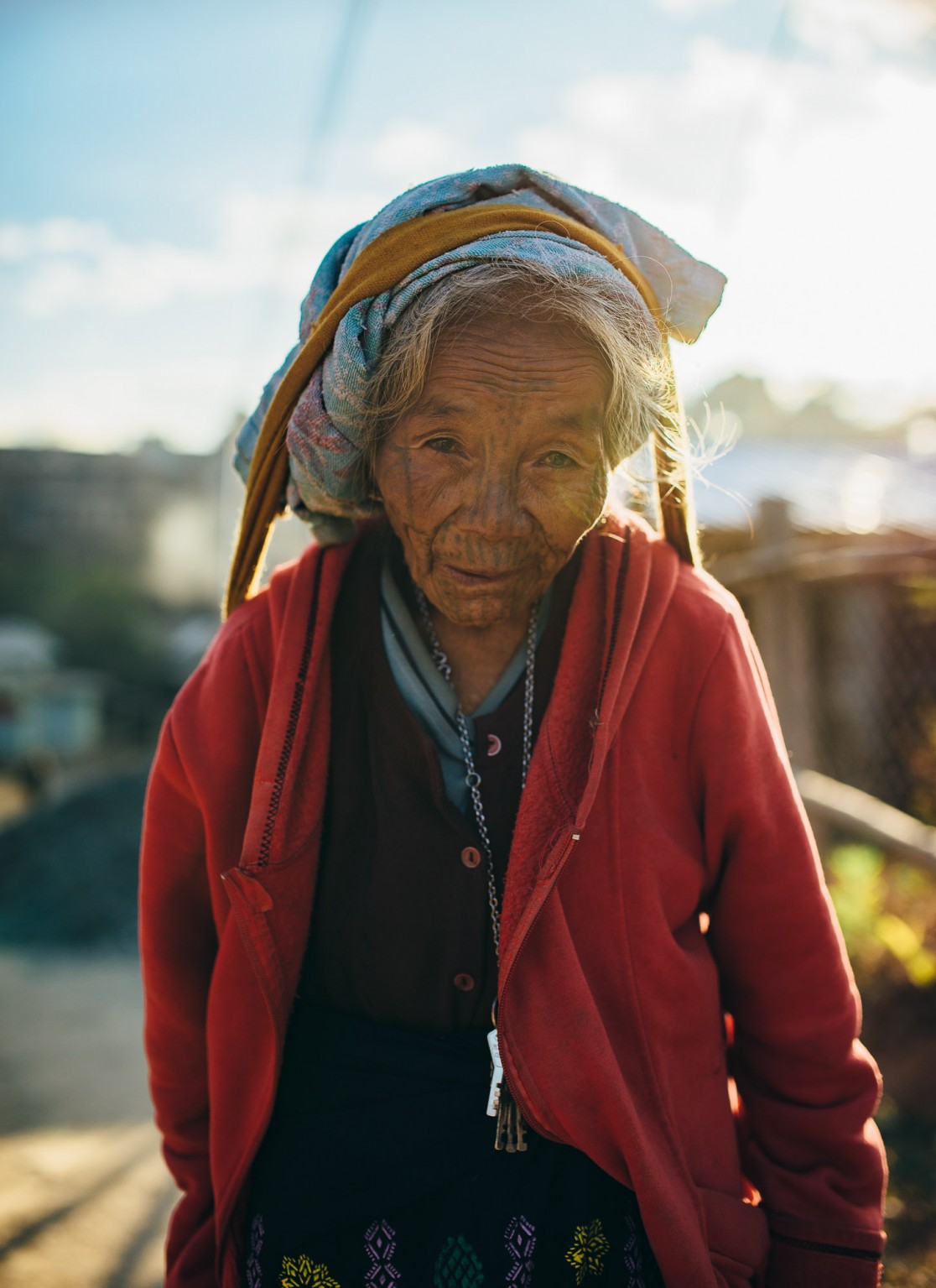 Chin state tattooed women of Burma