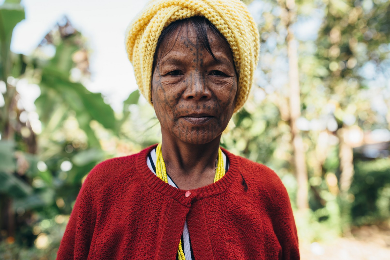 Chin state tattooed women of Burma