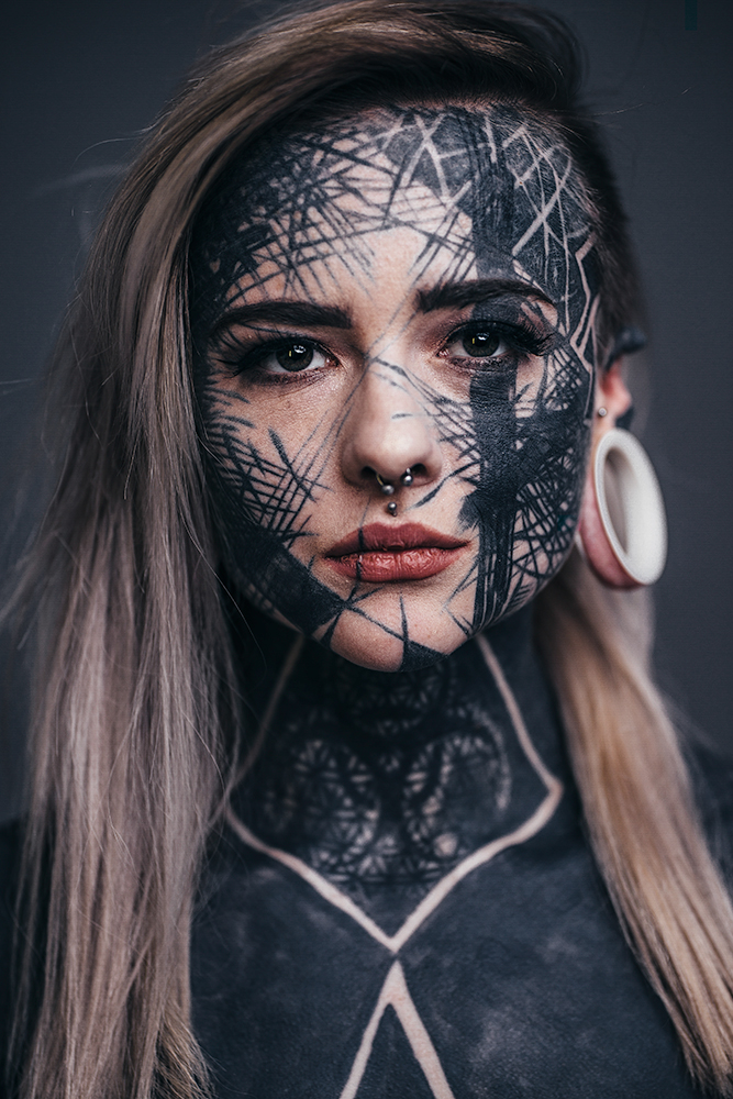 Portrait of Nadine, from Modern Tribe by Laurent Ponce.